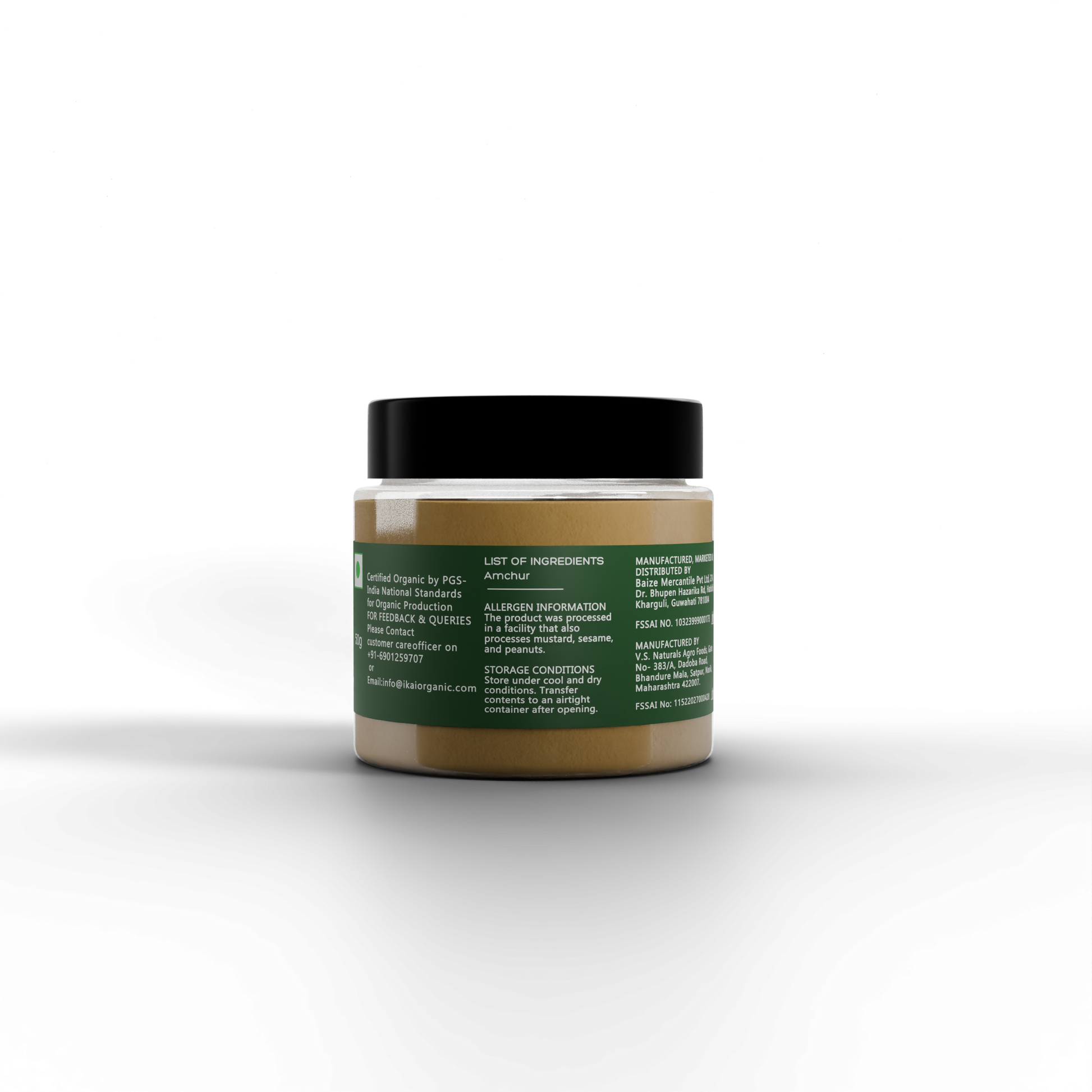 5 - Natural Mango Powder - 50g