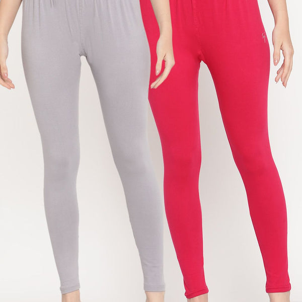 TAG 7 Women Pack of 2 Ankle-Length Leggings - Distacart