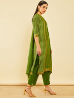 Thumbnail for Soch Bandhani Printed Straight Kurta With Trousers & Dupatta - Distacart