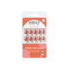 shills professional reusable press on nails french square spn722