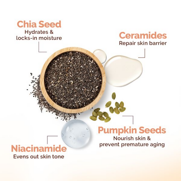 Mamaearth Chia Hydra-Calm Face Pack with Chia Seed & Ceramides - Distacart