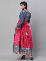 Thumbnail for AURELIA Ethnic Motifs Printed Pure Cotton Maxi Dress