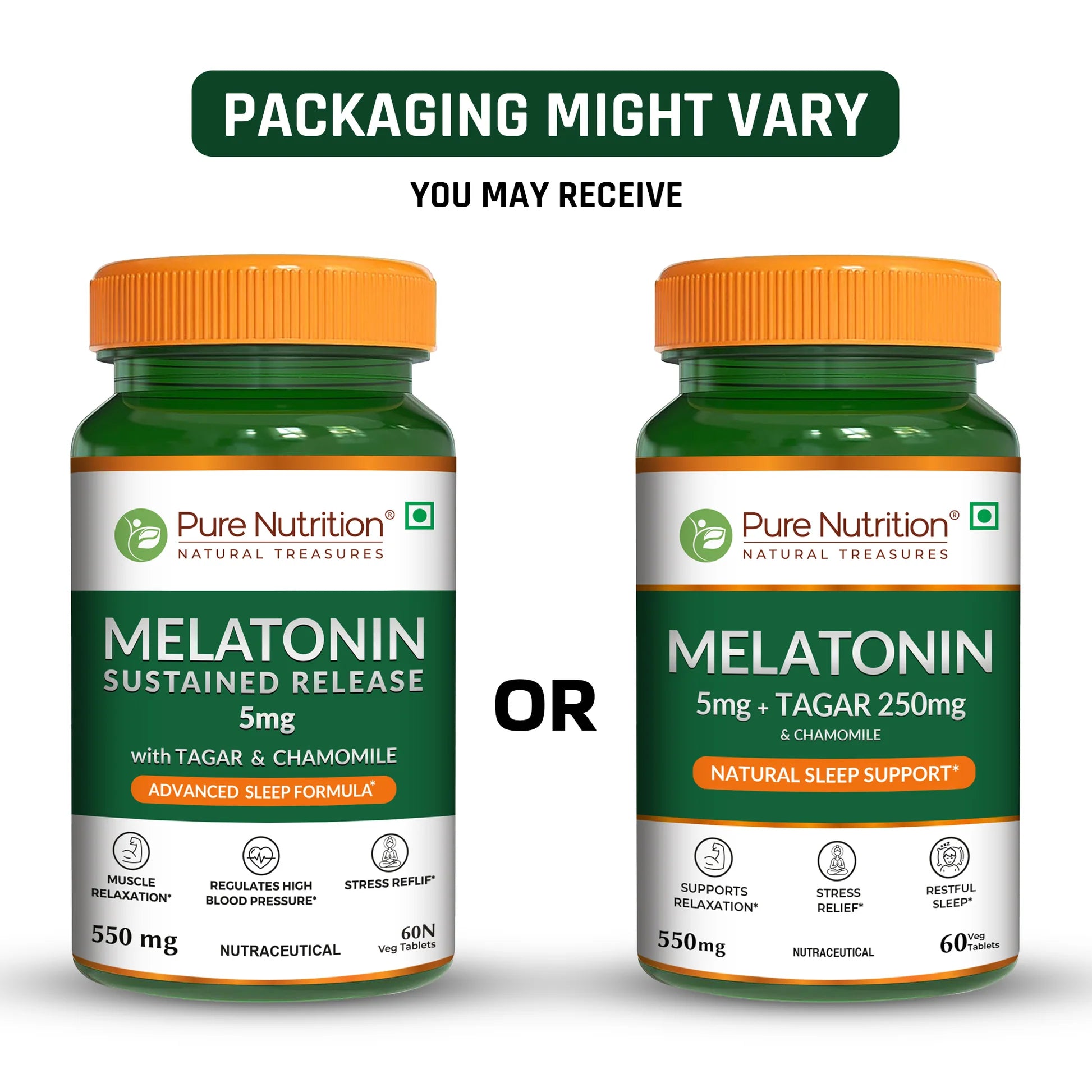 Pure Nutrition Melatonin 5mg Veg Tablets - Distacart