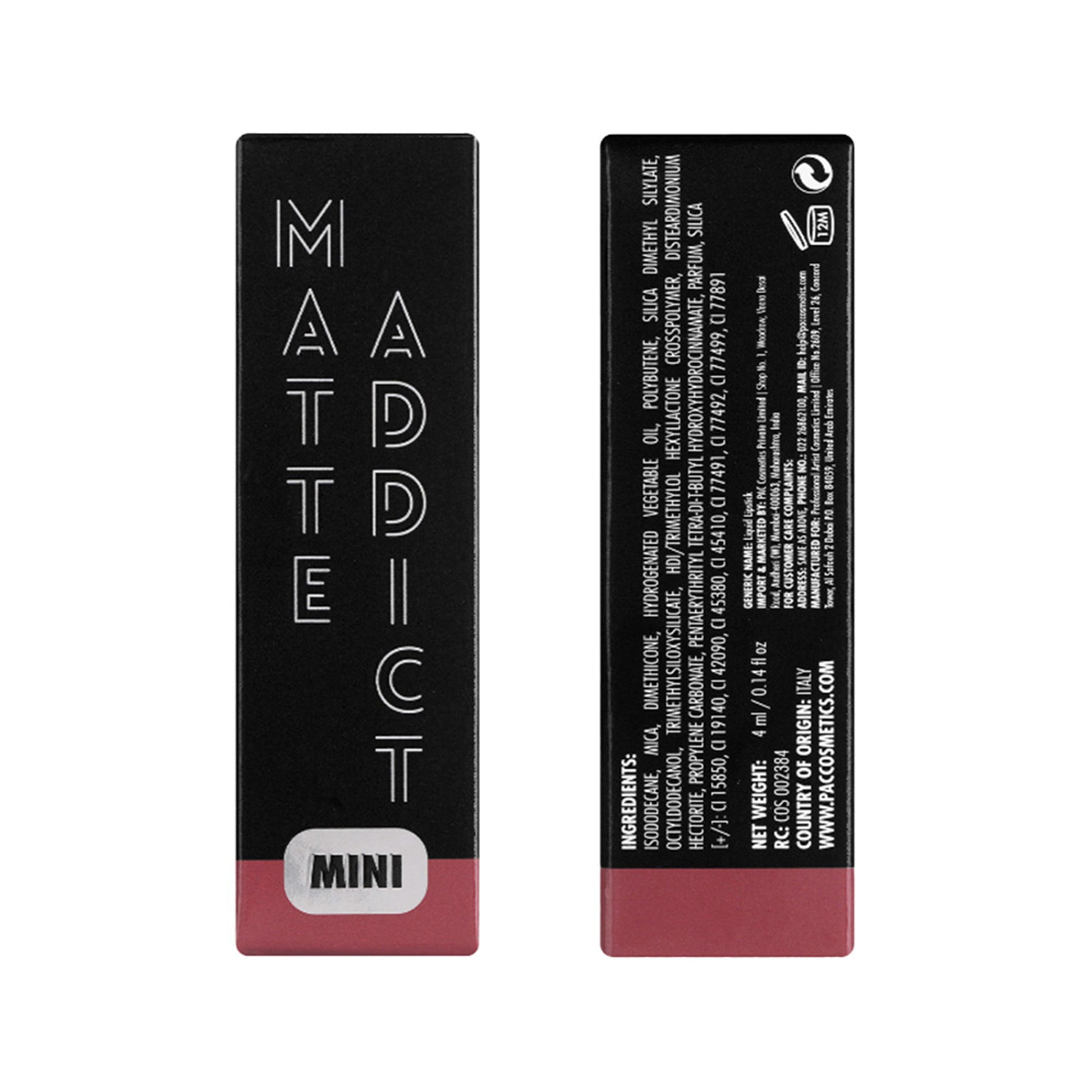 PAC Studio Matte Addict Mini Liquid Lipstick - Summer Fling - Distacart