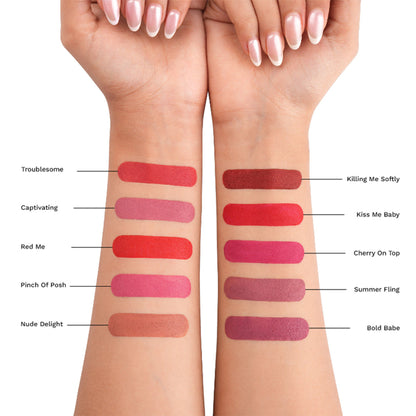 PAC Studio Matte Addict Mini Liquid Lipstick - Killing Me Softly - Distacart