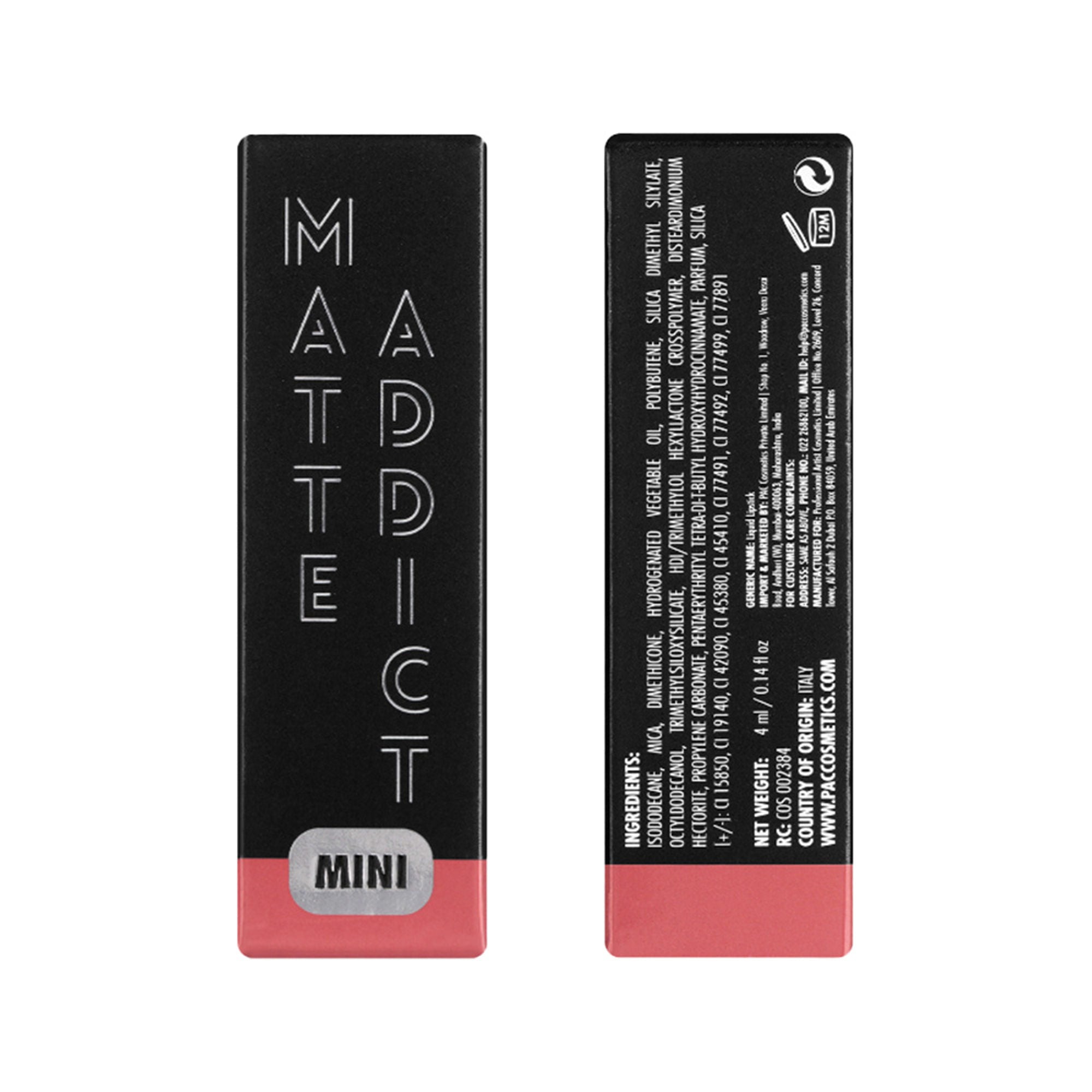 PAC Studio Matte Addict Mini Liquid Lipstick - Capitvating - Distacart