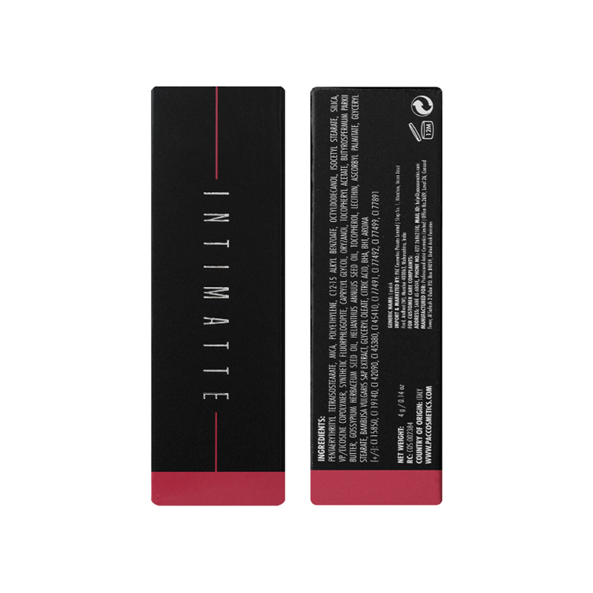 PAC Studio Intimatte Lipstick - Skip A Beat - Distacart