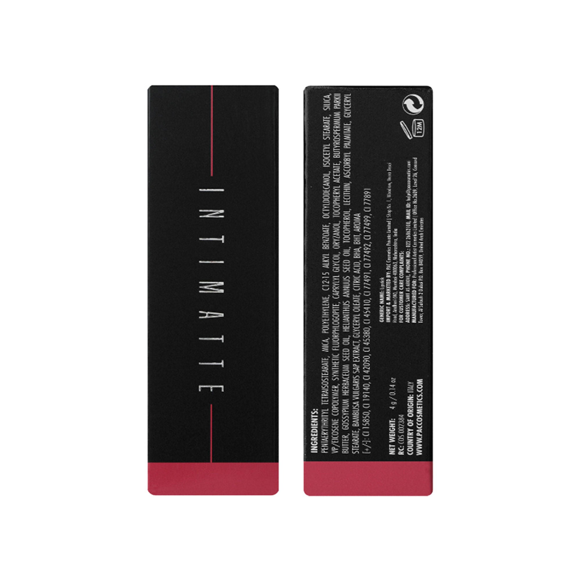PAC Studio Intimatte Lipstick - The Brick Era - Distacart