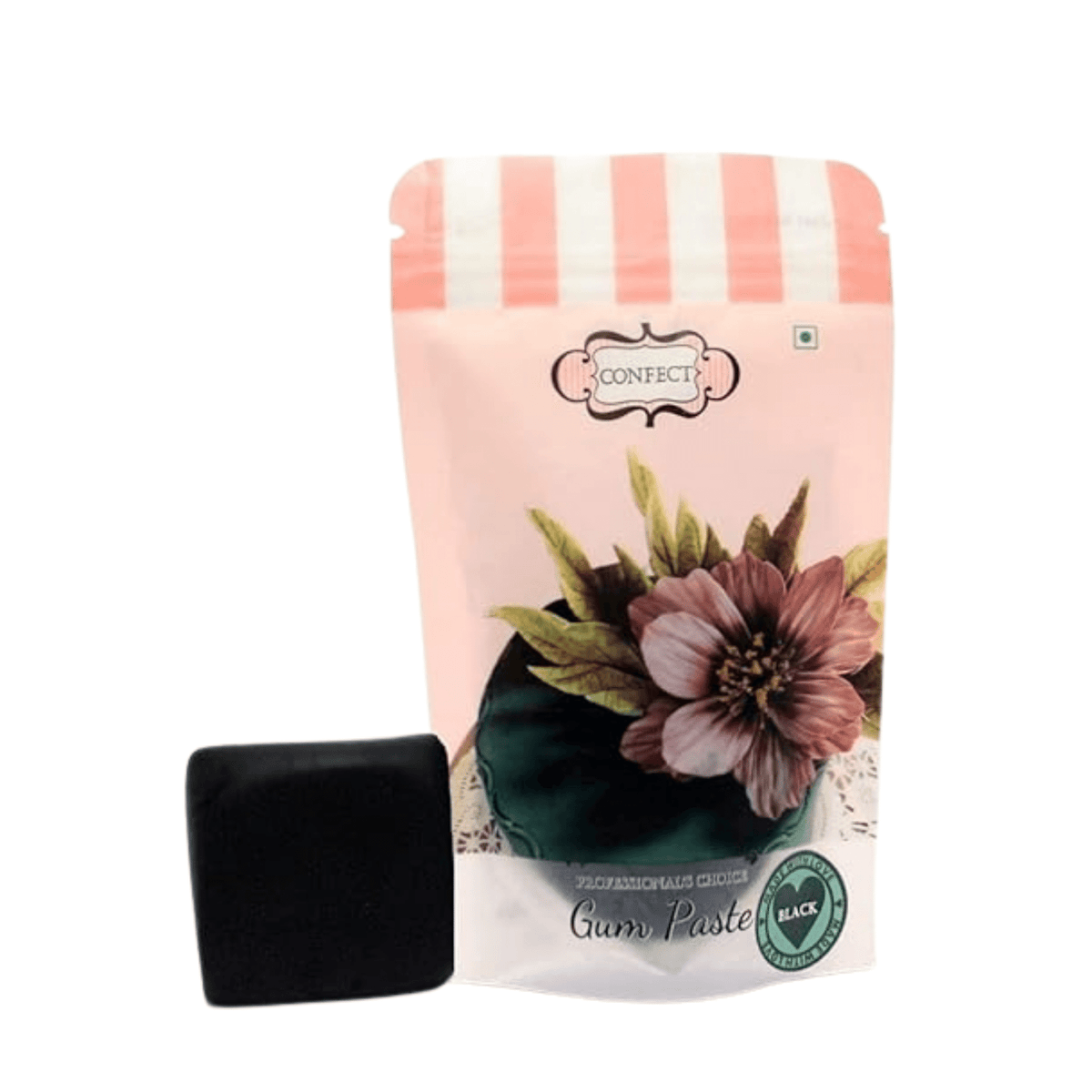 confect black gum paste br b 250 gms b