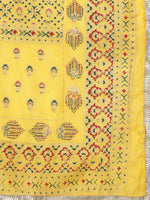 Thumbnail for Anubhutee Women Green & Yellow Ethnic Motifs Printed Kurta with Palazzos & With Dupatta - Distacart