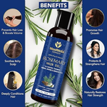 Thumbnail for Moolveda 100% Pure Rosemary Hair Oil for Hair Growth - Distacart