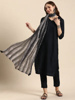 Thumbnail for Anouk Solid Regular Kurta with Trousers & Dupatta - Distacart