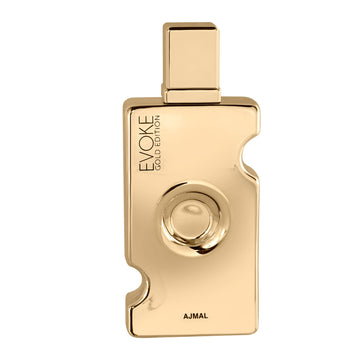 Ajmal Evoke Gold Edition Eau De Parfum for Women - Floral Woody Musky Long-Lasting Perfume