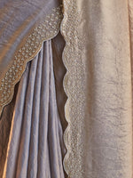 Thumbnail for kasee Beads and Stones Pure Silk Saree - Distacart
