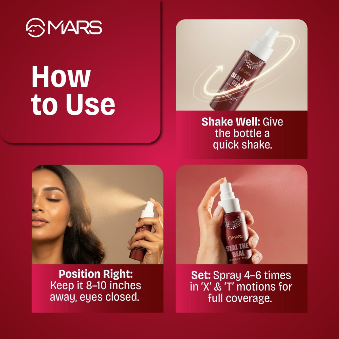 MARS Cosmetics Seal the Deal Long-Lasting Makeup Fixer Spray - Distacart