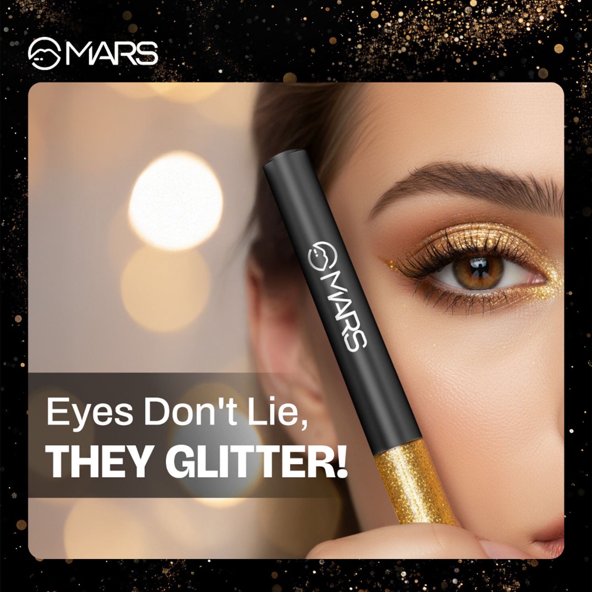 MARS Cosmetics Twinkle Wink Glitter Eyeliner - Rose Radiance - Distacart