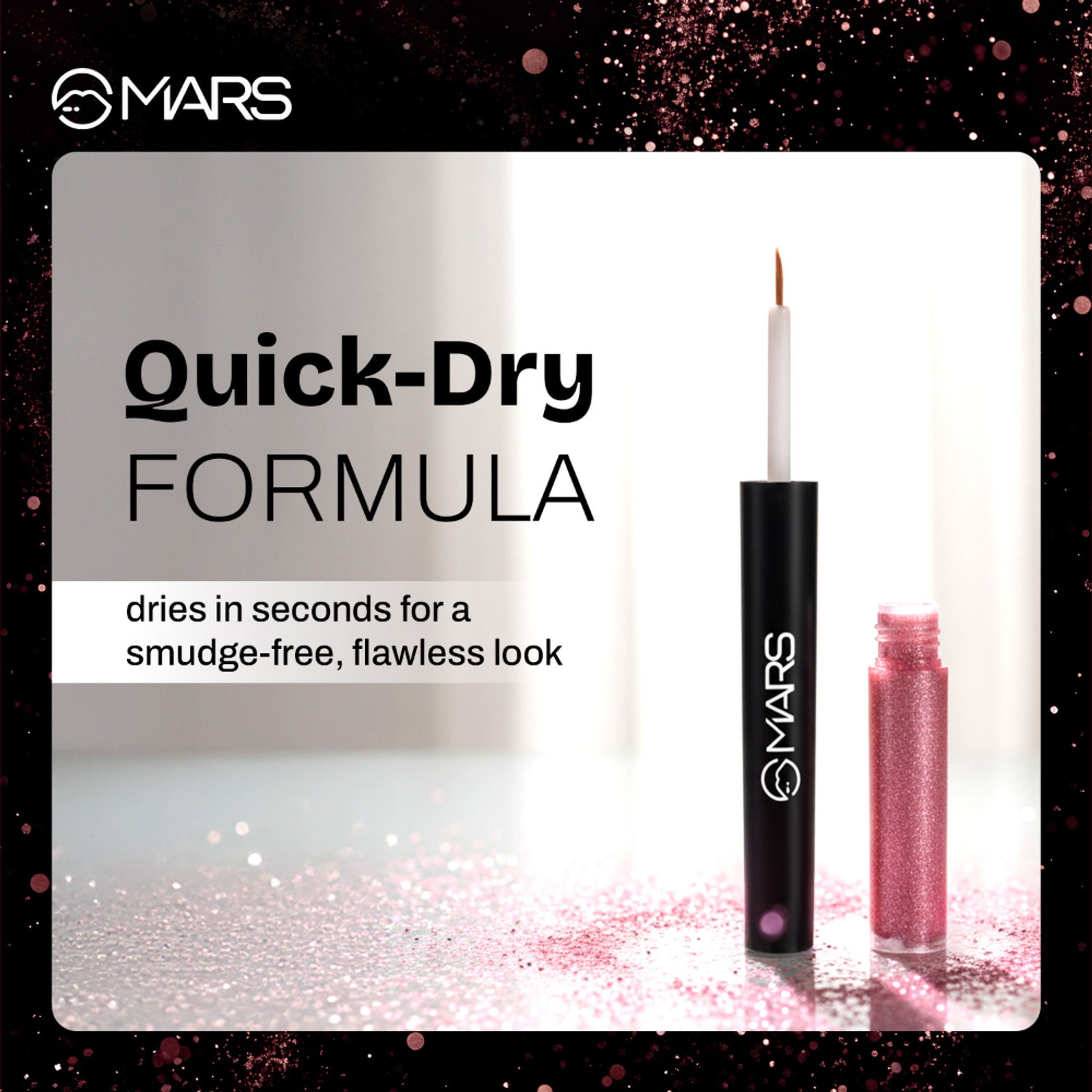 MARS Cosmetics Twinkle Wink Glitter Eyeliner - Rose Radiance - Distacart