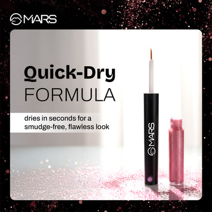MARS Cosmetics Twinkle Wink Glitter Eyeliner - Rose Radiance - Distacart
