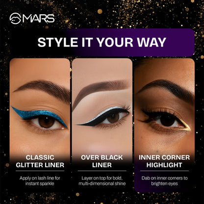 MARS Cosmetics Twinkle Wink Glitter Eyeliner - Rose Radiance - Distacart