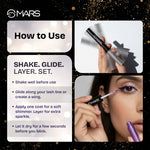 Thumbnail for MARS Cosmetics Twinkle Wink Glitter Eyeliner - Silvers Parkle - Distacart