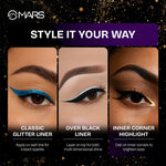 Thumbnail for MARS Cosmetics Twinkle Wink Glitter Eyeliner - Midnight-Blue