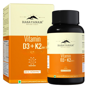 Rasayanam Vitamin D3 K2(MK-7) Tablets - Distacart