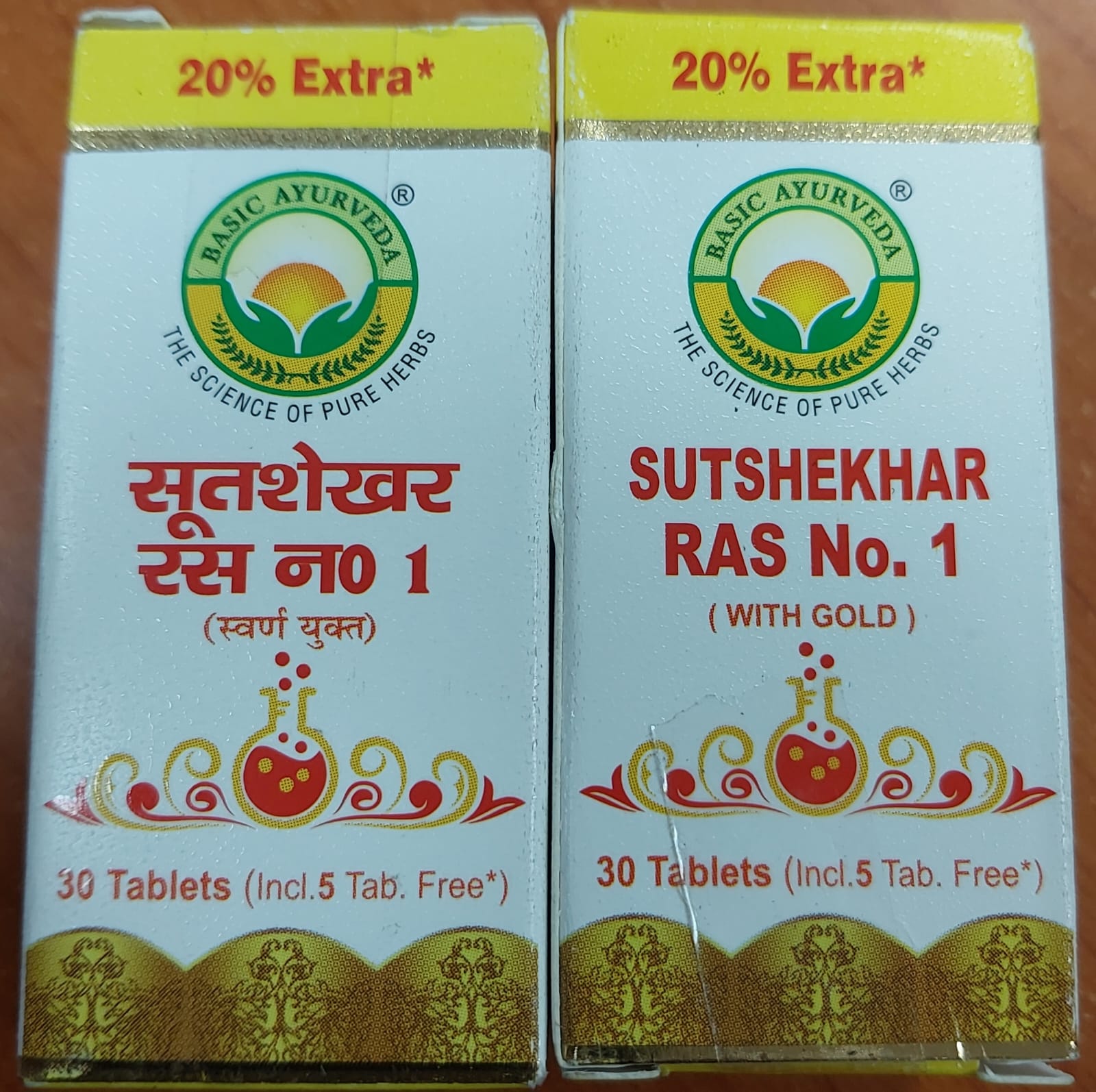 Basic Ayurveda Sutshekhar Ras No.1 (With Gold) Tablets - Distacart