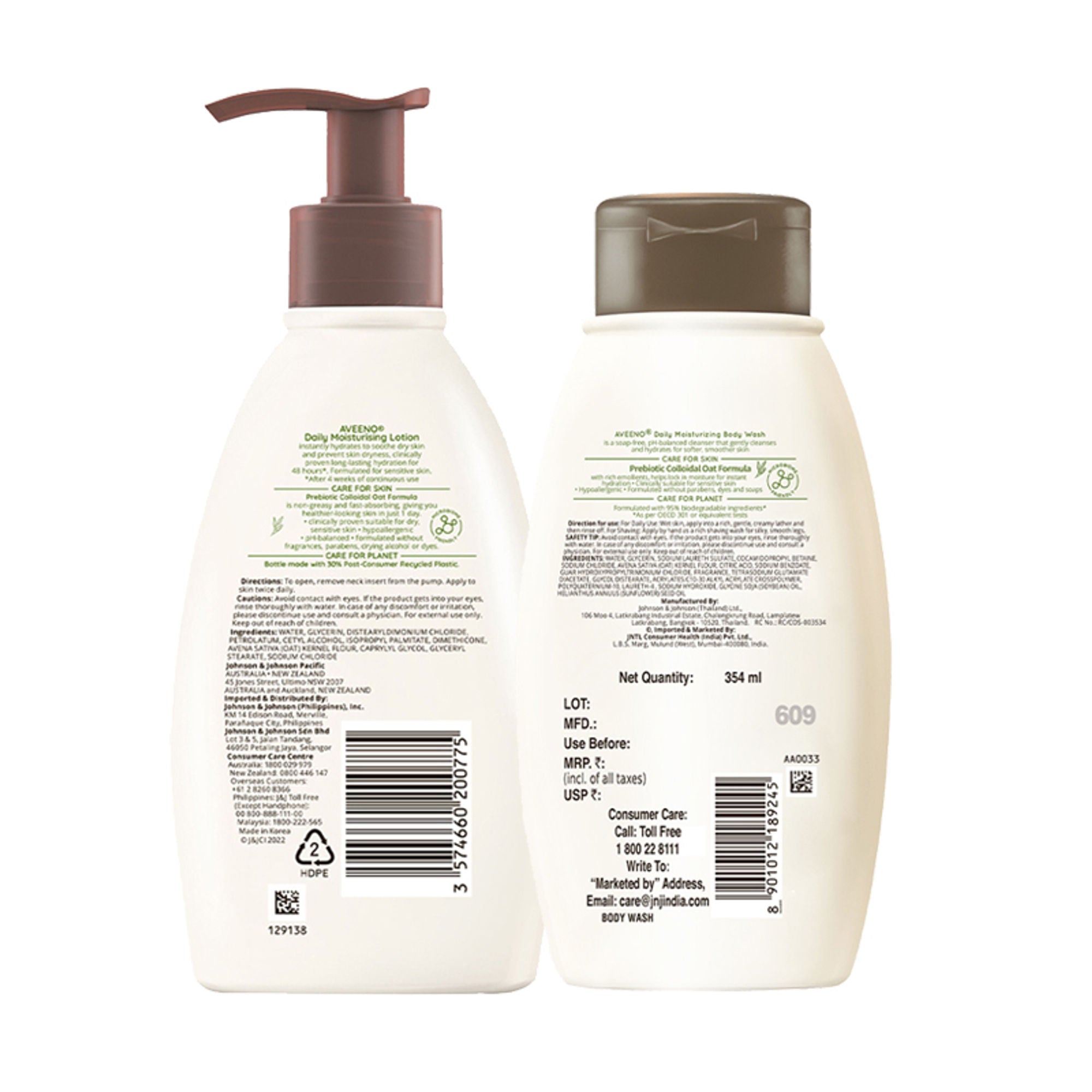 Aveeno Daily Moisturizing Combo