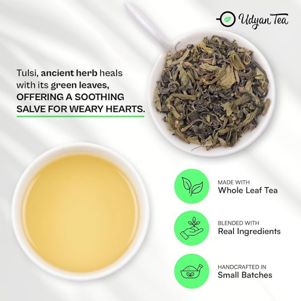 Udyan Tea Tulsi Therapy Green Tea - Dista