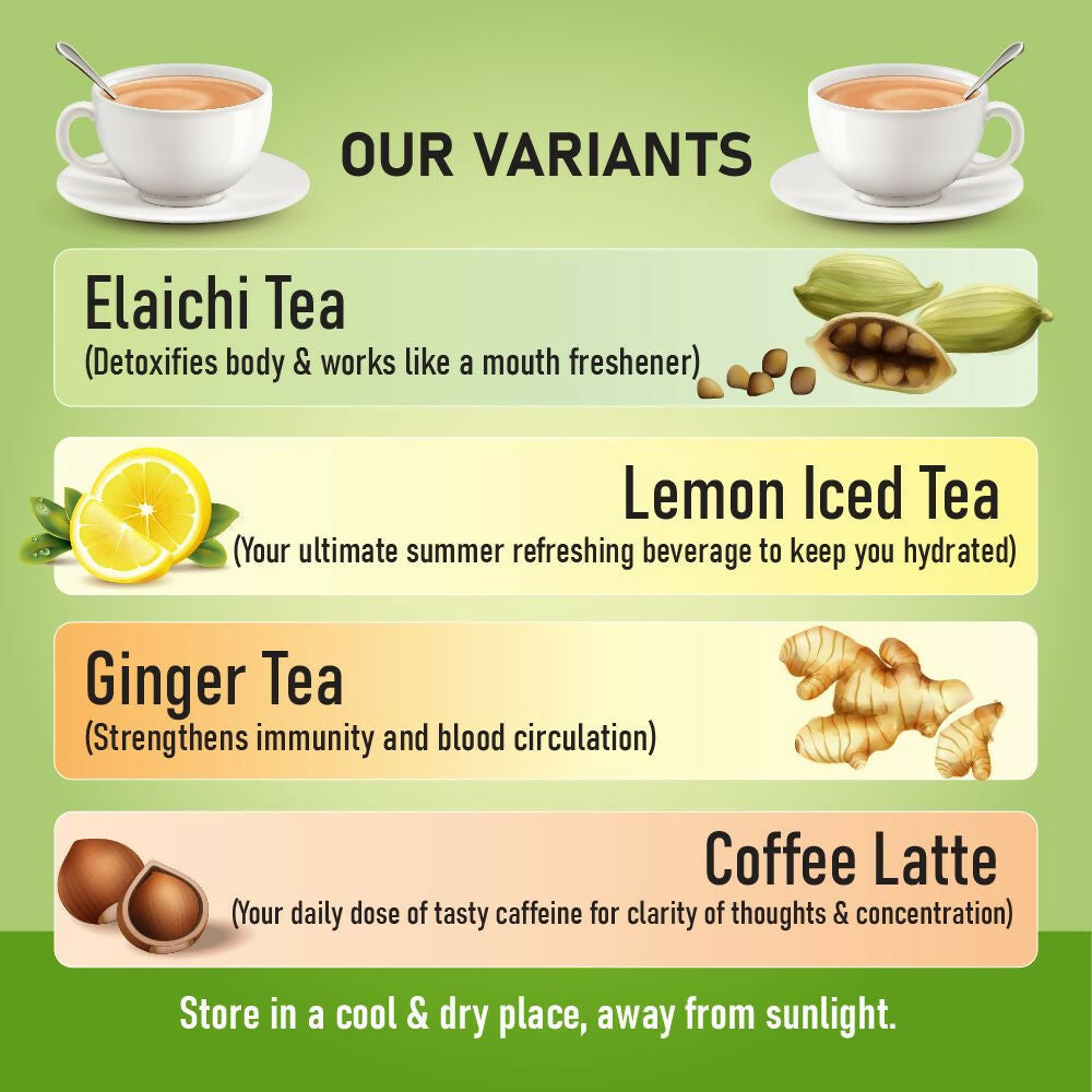 Naivedyam Elaichi Instant Tea Premix Powder Sachets - Distacart