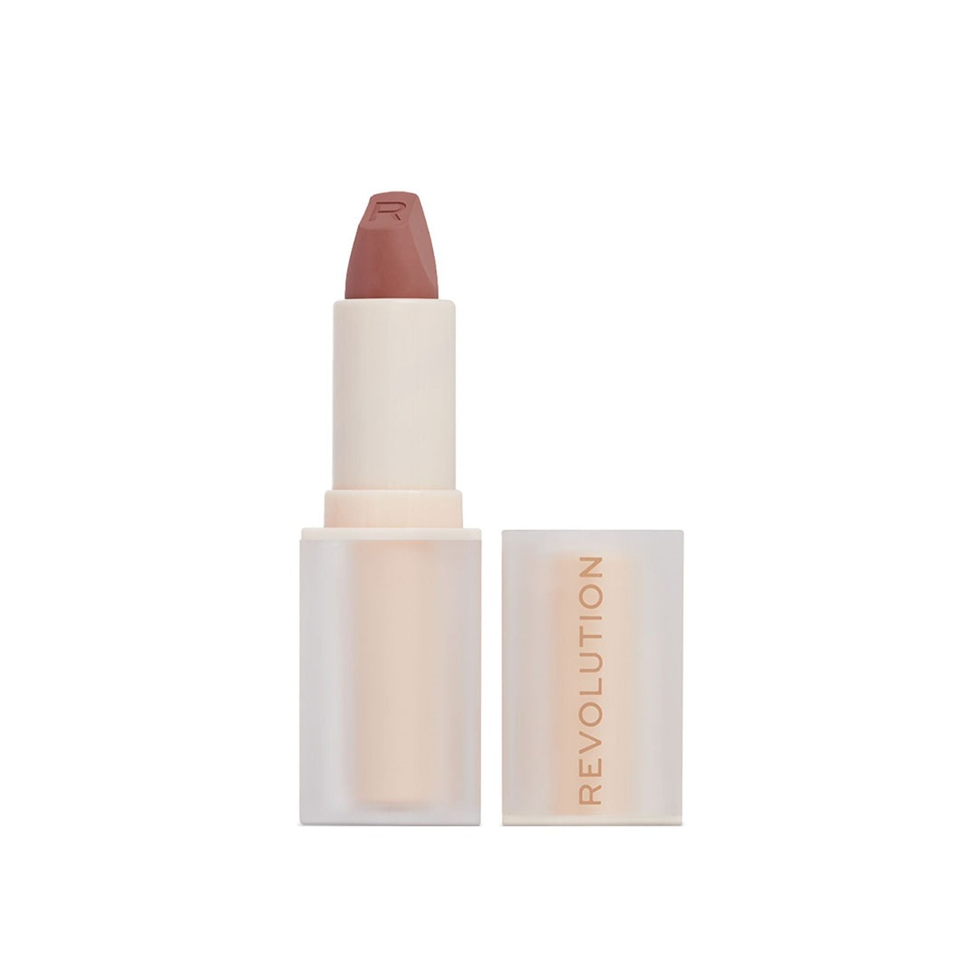 Makeup Revolution Lip Allure Soft Satin Lipstick - Wifey Dusky Pink - Distacart