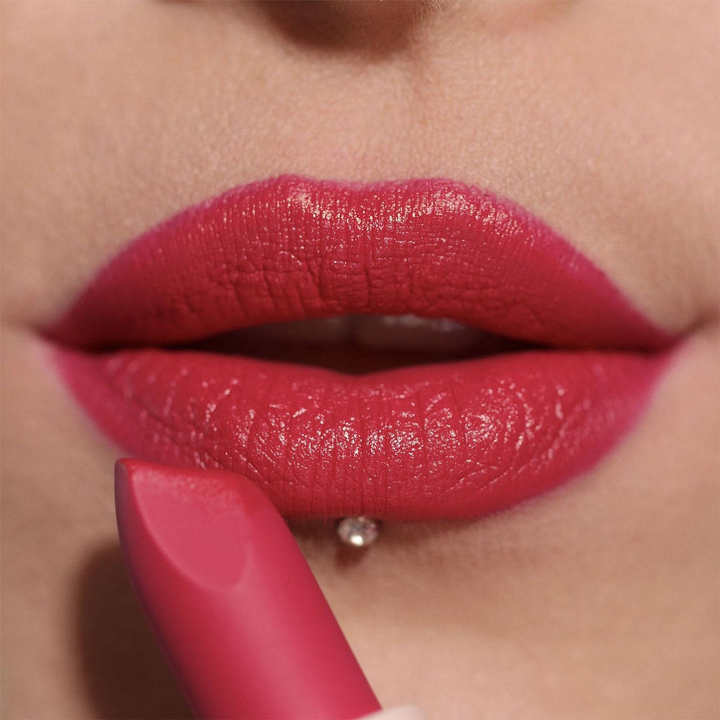 Makeup Revolution Lip Allure Soft Satin Lipstick - Material Girl Wine - Distacart