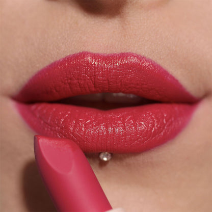 Makeup Revolution Lip Allure Soft Satin Lipstick - Material Girl Wine - Distacart