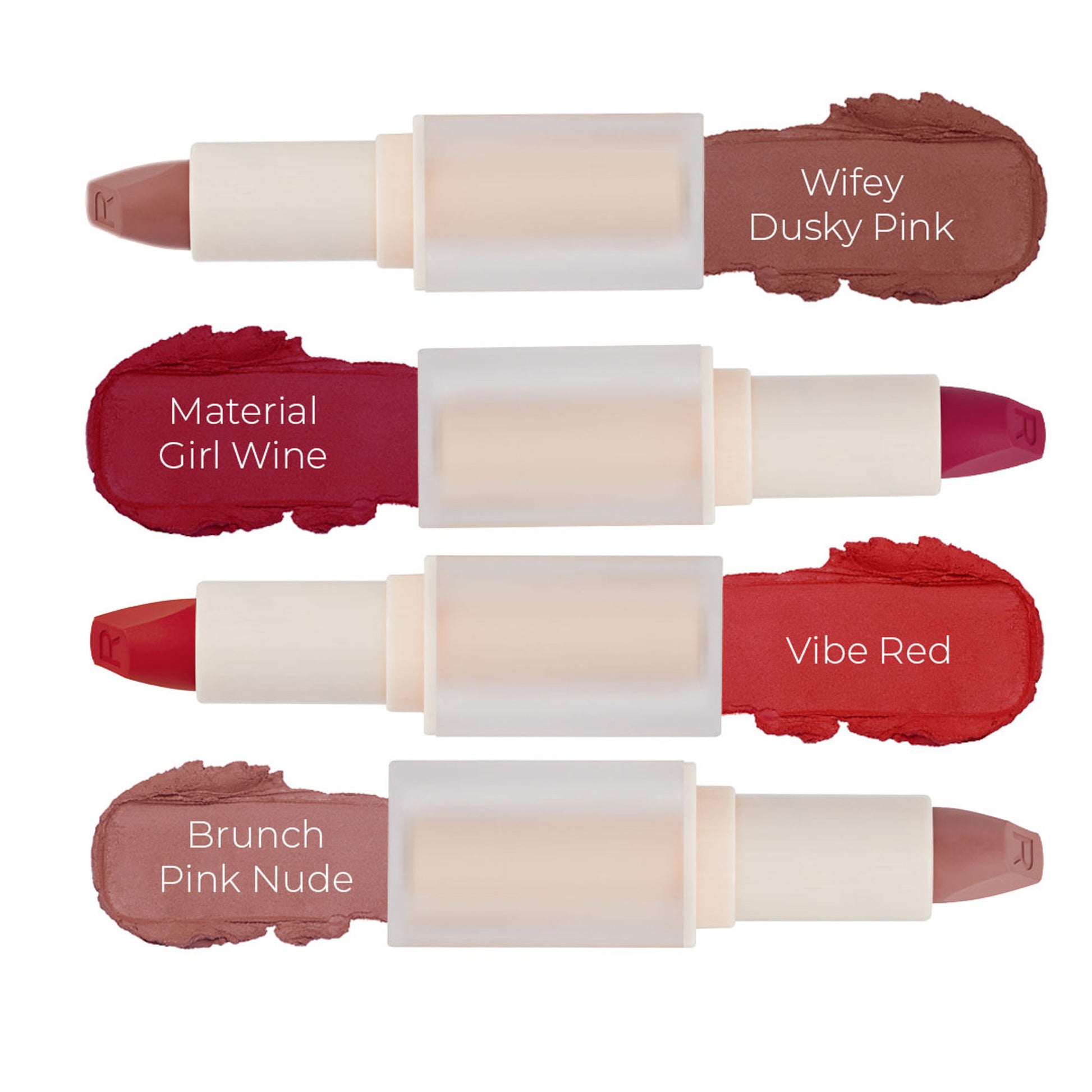 Makeup Revolution Lip Allure Soft Satin Lipstick - Material Girl Wine - Distacart