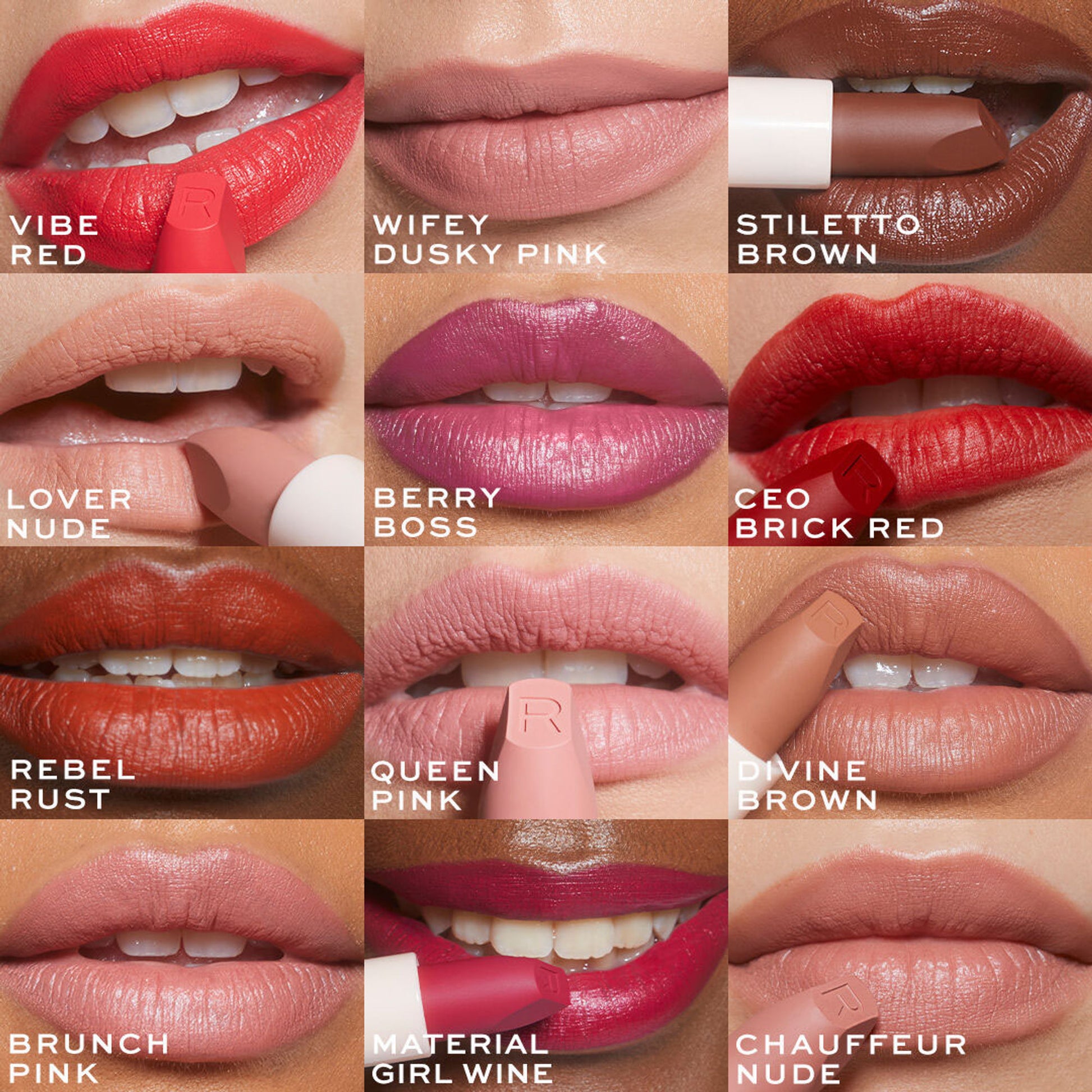 Makeup Revolution Lip Allure Soft Satin Lipstick - Material Girl Wine - Distacart