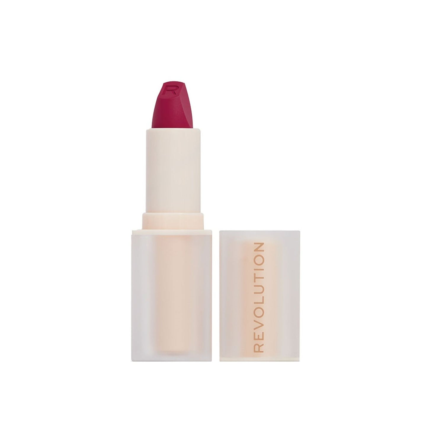 Makeup Revolution Lip Allure Soft Satin Lipstick - Material Girl Wine - Distacart