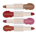 Thumbnail for Makeup Revolution Lip Allure Soft Satin Lipstick - Rebel Rust - Distacart
