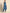 Anouk Women Navy Blue Ethnic Motifs Printed Kurta with Trousers - Distacart