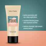 Thumbnail for Miss Claire Prestige Liquid Foundation Natural Coverage - 33 Dark Beige