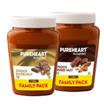 Thumbnail for Pureheart Nut Spread Combo of Choco Hazelnut and Choco Mixed Nut - Distacart