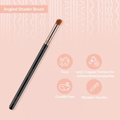 Miss Claire M29 - Angled Shader Brush - Rose Gold - Distacart