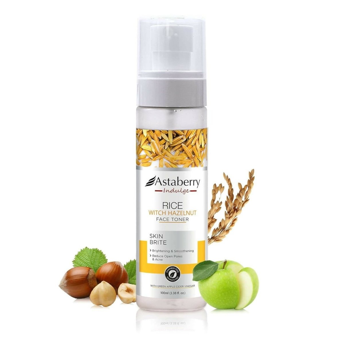 Astaberry Indulge Rice & Witch Hazelnut Facial Toner - Distacart