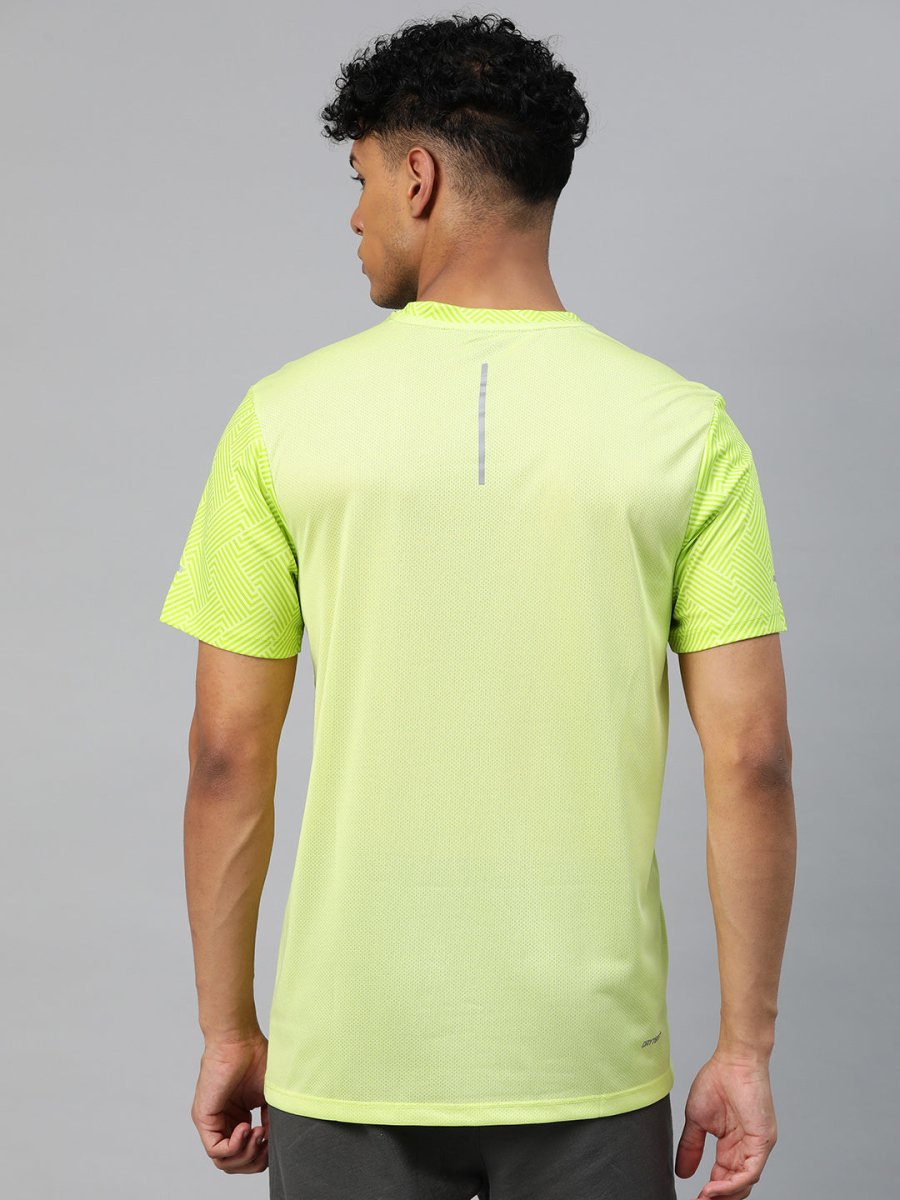 Alcis Men Printed Anti Static Slim Fit T-shirt - Distacart