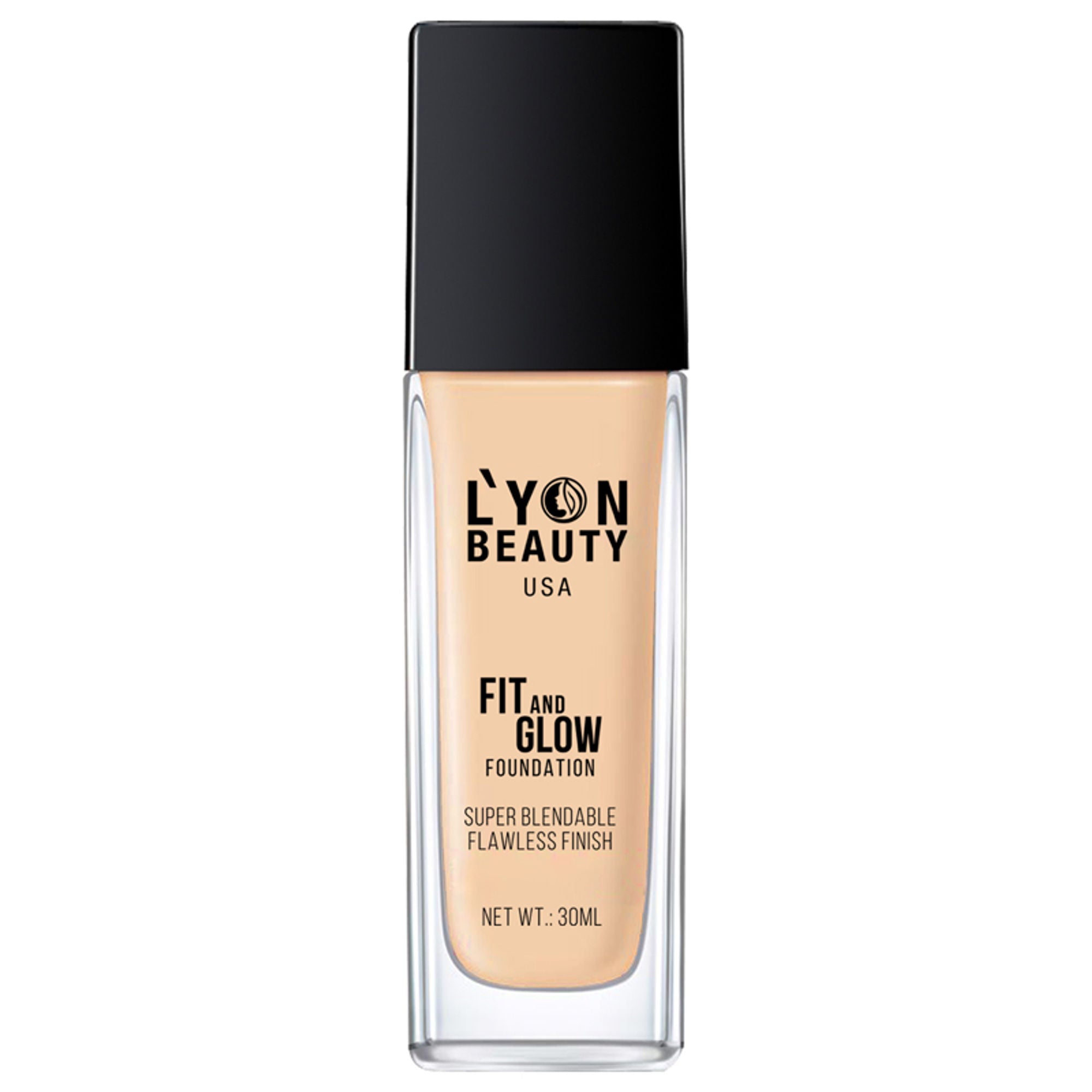 Lyon Beauty Fit & Glow Foundation - Ivory Rose 01 - Distacart