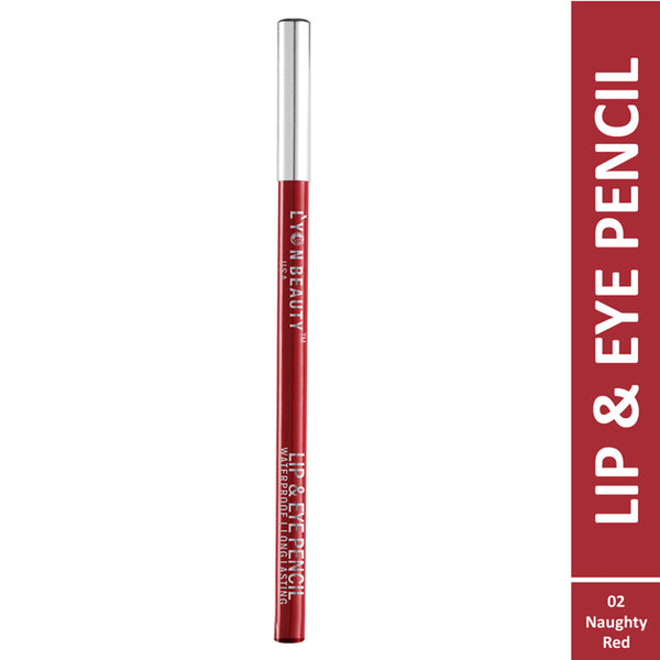 Lyon Beauty Lip & Eye Pencil - Naughty Red 02