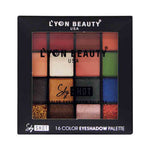 Thumbnail for Lyon Beauty Sky Shot 16 Color Eyeshadow Palette - Multi-Color 01 - Distacart