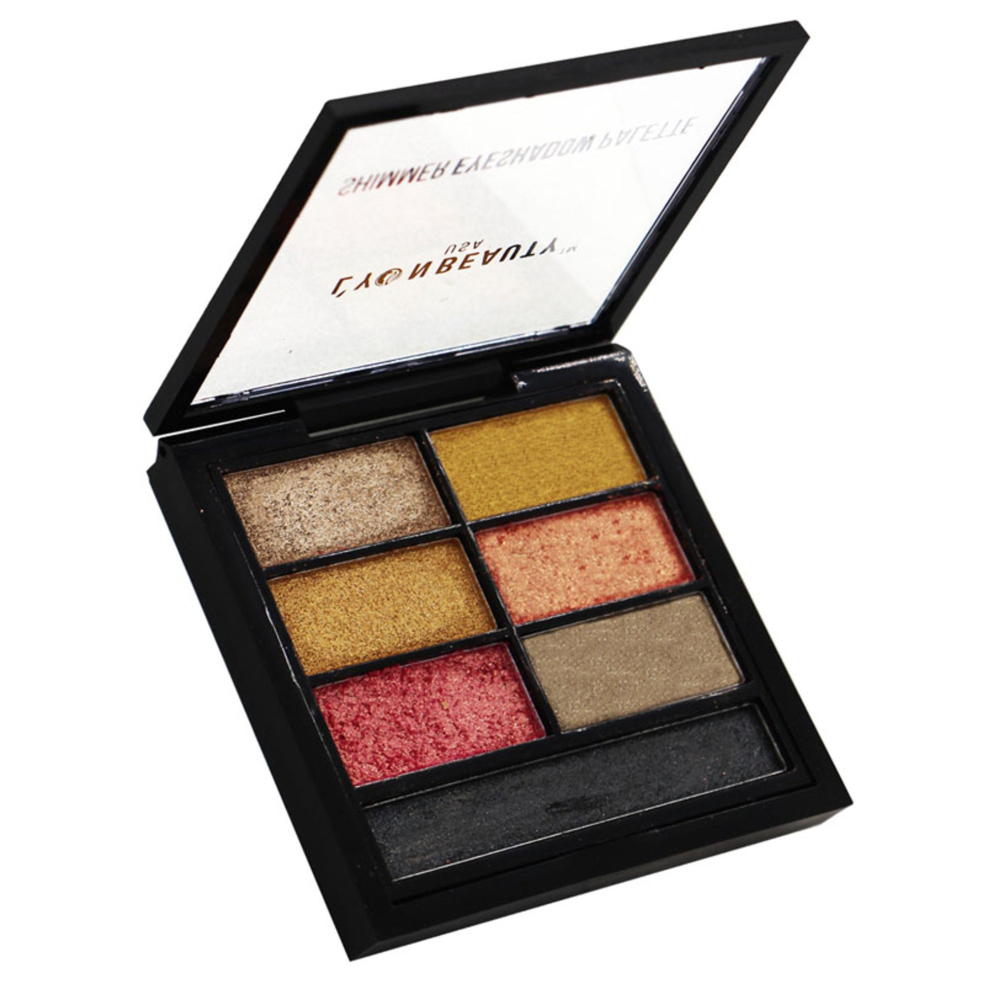 Lyon Beauty Shimmer Eyeshadow Palette - Multi-Color 01 - Distacart