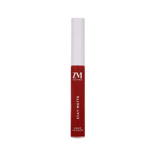 Zayn & Myza Stay Matte Liquid Lip Color - 06 Blood Shot - Distacart