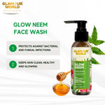 Thumbnail for GLAMOUR WORLD AYURVEDIC Glow Neem Face Wash - Distacart