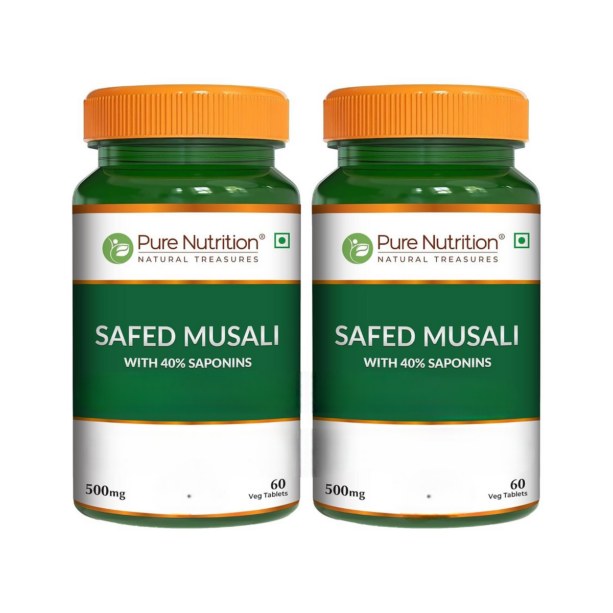 Pure Nutrition Safed Musali – 500mg, Veg Tablets